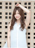 【外国人風】女子力UPのフェミニンロングスタイル☆