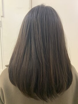 パティオン(PATIONN) ロブ☆まとまり重視のカット☆オリーブアッシュで透明感を！！