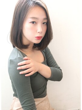 トッカ バイ クローネ 浦和(tocca by KRONE) 大人ボブ×アッシュブラウン