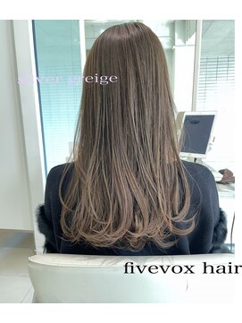 ファイブボックスヘアー 広島(five vox hair) 《fivevox川端》オススメ♪ミルクティーベージュ☆
