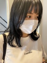 ルー(loup)&nbsp;韓国風レイヤー/レイヤーカット/ブルーブラック/福岡/天神/大名