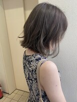 ヘアーデザイン リボン(hair design Ribon) 抜け感ボブ&シアグレージュ
