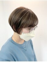 ムニ(MUNI)&nbsp;＊白髪ぼかしにも◎ショート×ハイライトベージュ系＊