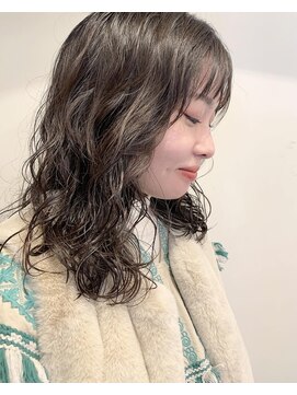 ラムネ ミディアムパーマ