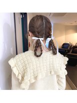 ニコフクオカヘアーメイク(NIKO Fukuoka Hair Make)&nbsp;【NIKO】タイトめヘアセット♪リボンアレンジ、ライブヘアセット