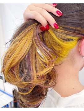 キジ(KIJI) ★インナーカラー×ハニーイエロー★