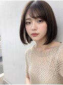 前下がり顎下ボブkchiara福岡川野直人