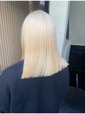 抜きっぱなしブロンド/ホワイトベージュ