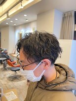 ブロッサム ひばりヶ丘(Blossom)&nbsp;20代30代メンズスパイラルパーマワイルドオシャレ感アッシュ