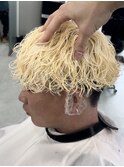 NEXT静岡　ブリーチパーマ　波巻きツイスパ
