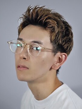 プレミアムバーバー 目黒店(PREMIUM BARBER produce by HIRO GINZA) 束感アップバングショート