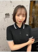 ミニボブストレートボブインナーカラー