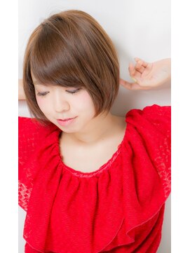 ユーフォリア 銀座本店(Euphoria) 山村/ナチュラル小顔ショート/大人ショートボブ/重め前髪銀座