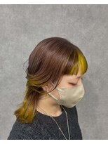 クリーブ 池袋(creeb)&nbsp;グラデーションカラー、アンバー+イエロー