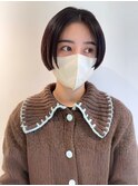 前上がりミニボブ