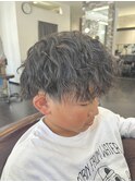 キッズスパイラルパーマツイストスパイラル風マッシュ