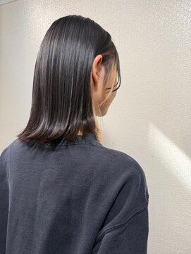 アオアクア バイ グルグル 小岩店(ao akua by GULGUL) 小岩/レイヤーカット/ダブルカラー/ブリーチなしカラー/顔周り