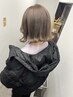 カット+ワンカラー+TOKIO or 髪質改善トリートメント+炭酸泉spa 【￥12100】