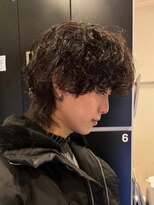 ダブル(W) メンズ/スパイラルパーマ/ウルフパーマ