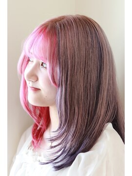 ステラ ヘア デザイン サロン(STELLA hair design salon) ダブルデザインカラーでよくばりカラー☆ Y
