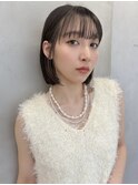 ブリーチなしカラー伸ばしかけヘア簡単スタイリング小顔ヘア