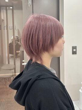 ユウル 横浜(juhl.) パープルピンクカラーブリーチダブルカラーハイトーンカラー横浜