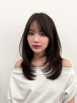 アマトウキョウスマートサロン(AMA TOKYO×Smart Salon) くびれレイヤー/顔まわりカット/レイヤーカット/小顔ヘア