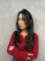 キング 梅田店(K!ng)&nbsp;縮毛矯正髪質改善ハイライトレイヤーカット梅田美容室エクステ