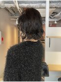 山本/ブリーチなしカラーオリーブベージュボブカットボブパーマ