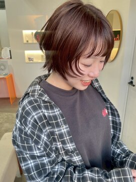エダメ(EDAME) 【小顔・顔まわり】マッシュウルフ/ショートヘア