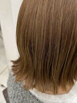 ベストヘアー 元山店(BEST-HAIR) ミルクティーカラー×外ハネボブ