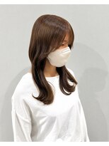 アロハナ 津店(ALOHANA)&nbsp;ミルクブラウン/アッシュブラウン/レイヤーカット/前髪/髪質改善