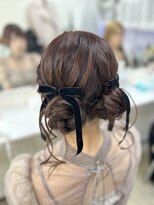 レインボー 心斎橋(RAINBOW) ツインお団子ヘア