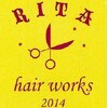 リタ ヘア ワークス(Rita hair works)のお店ロゴ