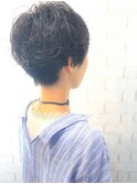 【morio池袋】大人かわいい柔らかい黒髪パーマショート