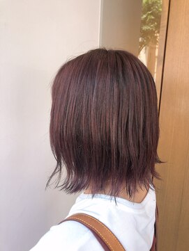 ヘア アトリエ オルト(hair atelier ort.a) #ワンブリーチカラー#ベリーピンク#古川橋ort