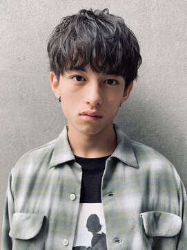 フィフス(fifth) ◇くせ毛風パーマ 短めマッシュ ツーブロック