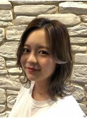 センターで可愛くバレイヤージュで素敵にどうぞ【静岡】
