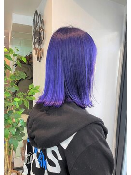 ヘアー ジップ(hair Zip) さらさらブリーチ、ブルーバイオレット【早稲田新宿】