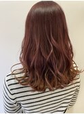 \フレンチガーリー/デザインカラー×モーヴカラー◎30代40代