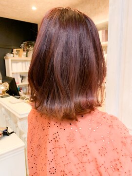 キャアリー(Caary) 福山美容院イルミナカラー人気Caaryピンクカラー/コーラルピンク