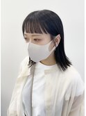 《Utoo e's つくば美容室 》ワイド×ショートバングが可愛いボブ