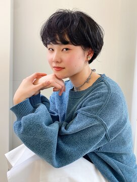 クラン 岡本(Chlan) 艶髪×カールマッシュショート