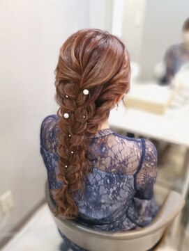 ヘアセットサロン ミント(Hair set salon MINT) 編みおろし