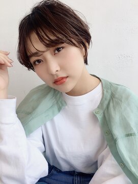 アリスバイアフロート 自由が丘(ALICe by AFLOAT) 韓国前下がりショートボブ