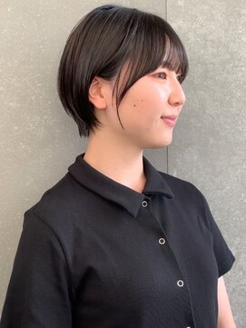 ロンド 表参道店(Lond) Lond表参道【伊杏】耳かけ丸みショート 小顔レイヤー