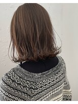 カウチ 板橋本町店(kauti)&nbsp;柔らかベージュとぱつっとボブ