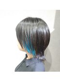 20代30代大人かわいい透明感★グリーンイヤリングカラー