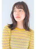 斜めバング/シースルーバング外ハネフェミニン<横浜>