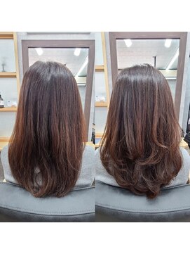 ナチュラル 泉中央店(Natural) 縮毛矯正をしててもたっぷりのレイヤーで動きのあるスタイルに♪